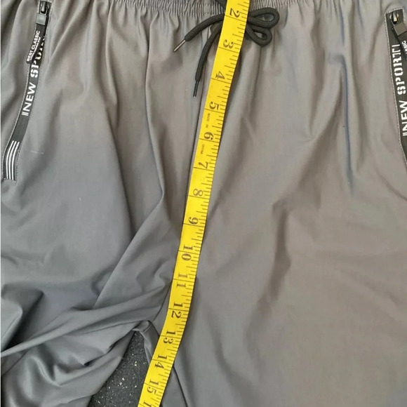 MENS 2 POCKET SWEATPANTS GYM SPORTS WORKOUT SWEAT PANTS S-M DARK GRAY GREAT COND - Picture 7 of 12